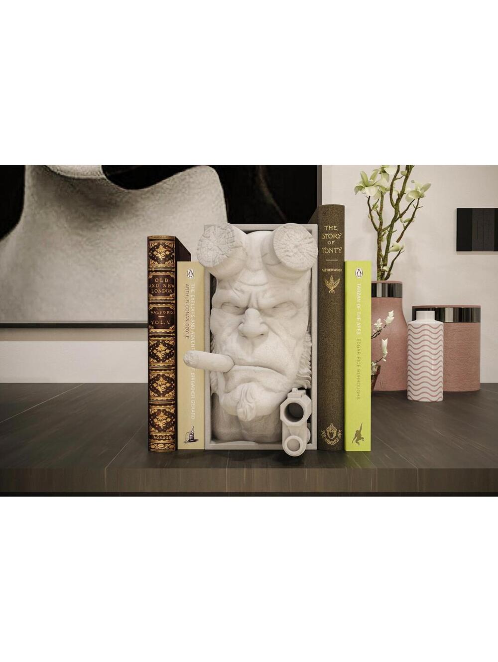 Hellboy Book Nook Bookshelf Insert - Dark Horse Comics Inspired Desk Decor